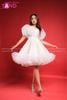  TMB0001 Váy Xòe Hiện Đại Trắng 