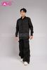  Outfit Phối Sẵn - (HQN0101 Quần Dài Đen Nắp Túi Hộp Ngang Phối Dây phối Sơ Mi Dài Tay Đen) 
