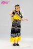  KTN0301 Trang Phục Tây Nguyên Trẻ Em Nữ - Màu Vàng 