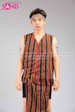  NTN0601 Trang Phục Dân Tộc Brâu (Tây Nguyên Thổ Cẩm Nam Cam) 