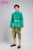  TNT0902 Trang Phục Thái Lan / Campuchia - Nam Xanh Lá 