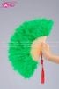  DQL0901  Quạt Lông Vũ Xanh Lá 