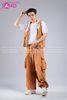  Outfit Phối Sẵn - ( HAG1004 Áo Gile Tua Rua phối HQR1001 Quần Jogger Thụng Ống Rộng Túi Hộp Nâu) 