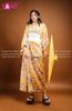  TNN0301 Set Kimono Vàng Hoạ Tiết Hoa 