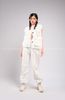  Outfit Phối Sẵn - (HQN0002 Quần Dài Trắng Nắp Túi Hộp Ngang Phối Dây phối Gile Trắng Xích) 