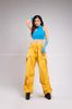  Outfit Phối Sẵn - (HQN0301 Quần Dài Vàng Nắp Túi Hộp Ngang Phối Dây phối Áo Lệch Vai Xanh) 