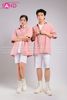 Outfit Phối Sẵn - ( HST0001 Quần Short Trắng Form Rộng Nam phối HAS0502 Áo Sơ Mi Pastel Form Rộng Màu Hồng) 