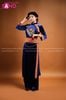  NTA0803 Trang Phục Dân Tộc Tày Nhung Nữ Xanh Dương 