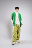  Outfit Phối Sẵn - (HQR0901 Quần Jogger Thụng Ống Rộng Túi Hộp Xanh Lá  phối  HAB0901 Áo Bóng Chày Xanh Lá Trơn) 