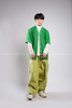  Outfit Phối Sẵn - (HQR0901 Quần Jogger Thụng Ống Rộng Túi Hộp Xanh Lá  phối  HAB0901 Áo Bóng Chày Xanh Lá Trơn) 