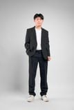  Outfit Phối Sẵn - (Quần Tây Đen phối Vest Đen) 