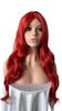  DPT0407 Tóc Giả Đỏ Xoăn Dài 