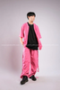 Outfit Phối Sẵn - (HQN0502 Quần Dài Hồng Nắp Túi Hộp Ngang Phối Dây phối HAB0502 Áo Bóng Chày Hồng Trơn) 
