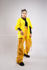  Outfit Phối Sẵn - (HQN0301 Quần Dài Vàng Nắp Túi Hộp Ngang Phối Dây phối HAB0301 Áo Bóng Chày Vàng Tươi Trơn) 