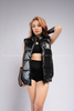  Outfit Phối Sẵn - (Quần Cạp Cao phối Gile Phao Đen) 