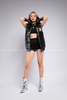  Outfit Phối Sẵn - (Quần Cạp Cao phối Gile Phao Đen) 
