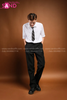  Outfit Phối Sẵn - (Quần Tây Đen phối Áo Sơmi Trắng) 