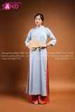  TAC0810 Áo Dài Suông - Màu Đỏ Xanh Da Trời 