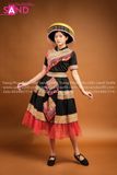  NHM0403 Trang Phục Mông Nữ Nguyên Bản Đỏ (kèm mấn) 