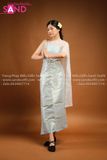  TNT0805 Trang Phục Khơ-Me (Thái Lan)  Nữ Xanh Dương Nhạt 