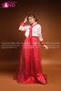  TNH0403 Trang Phục Hanbok Nữ Đỏ 