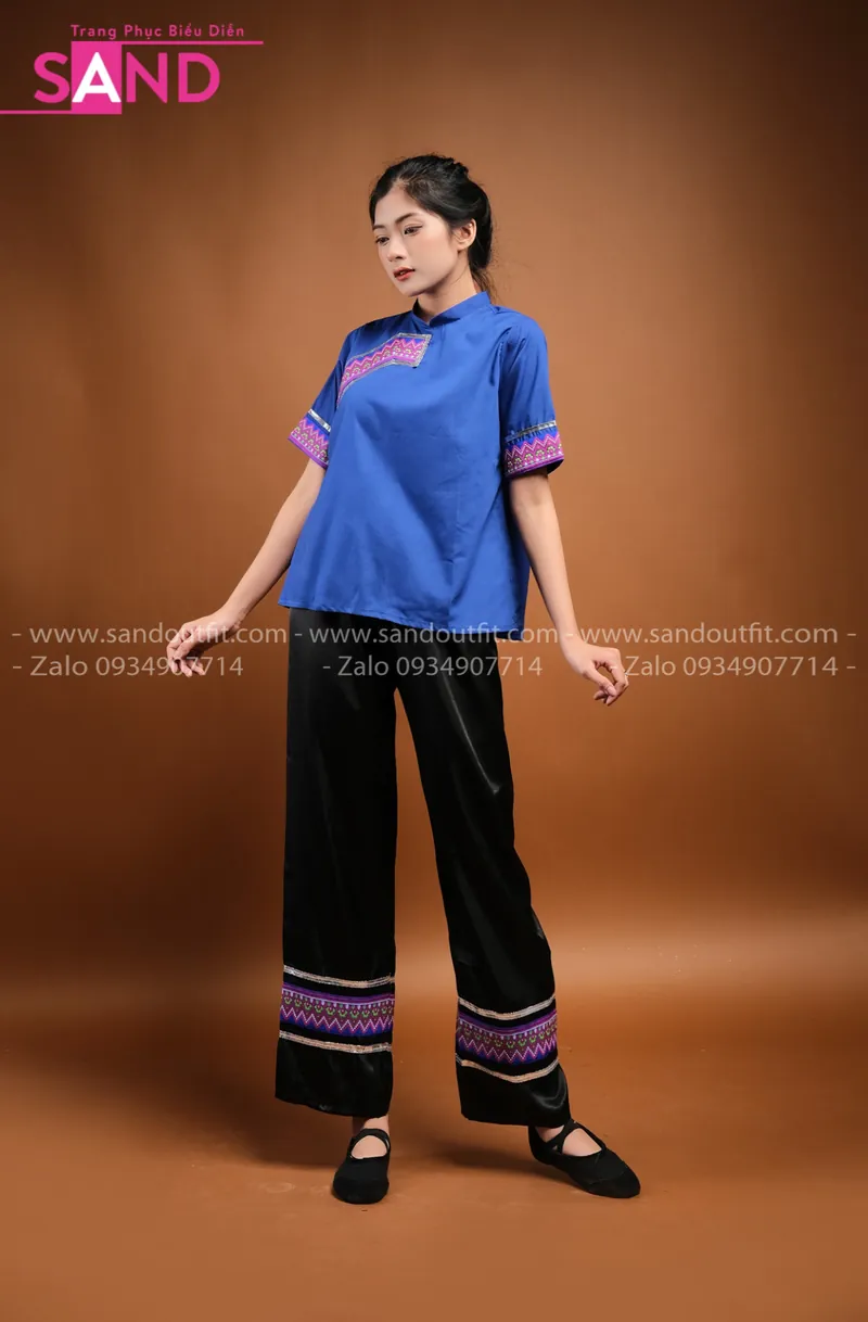  NNU0802 Trang Phục Dân Tộc Nùng Nữ 