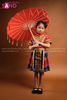  KHM0402 Váy Mèo Trẻ Em - Đỏ 