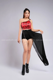  Outfit Phối Sẵn - (Tà Váy phối Áo Quây Dây 1 Bên Hong) 