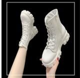  Boot Gai Đế Bằng - Trắng 