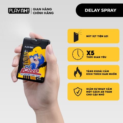 Xịt Kéo Dài Thời Gian Quan Hệ PlayAh! Last Long 10ml