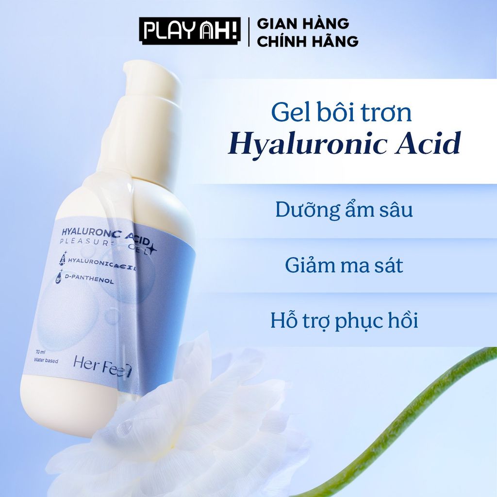 Gel Bôi Trơn Gốc Nước Her Feel HA Pleasure Gel Dưỡng Ẩm Cao Cấp 70ml