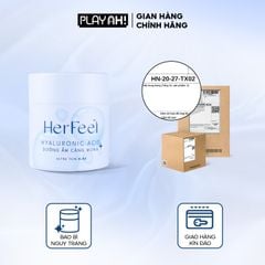 Bao cao su dưỡng ẩm Her Feel HA Hộp 3/10 Gấp đôi gel dưỡng ẩm cao cấp