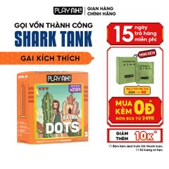 Bao Cao Su PlayAh Extra Dots Thêm Gai Hộp 3 size 52mm nhiều gai