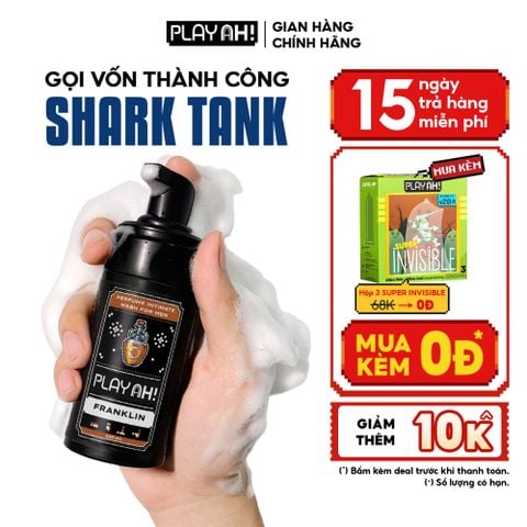 Dung Dịch Vệ Sinh Nam PlayAh hương nước hoa Franklin tạo bọt 100ml