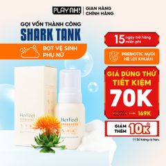 Bọt Dung Dịch Vệ Sinh Nữ PlayAh! Her Feel Prebiotic - Dòng Sensitive Dưỡng Ẩm Chuyên Sâu / Rose Sạch Thơm Toàn Diện 150ml