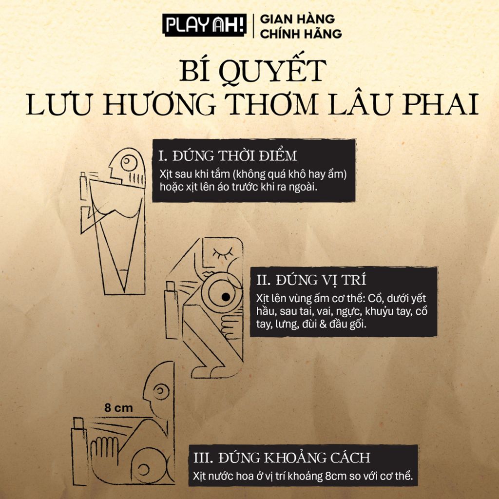 Nước Hoa PlayAh! Memoir Eau De Parfum - Hương Đánh Đu/Cửa Son 9ml