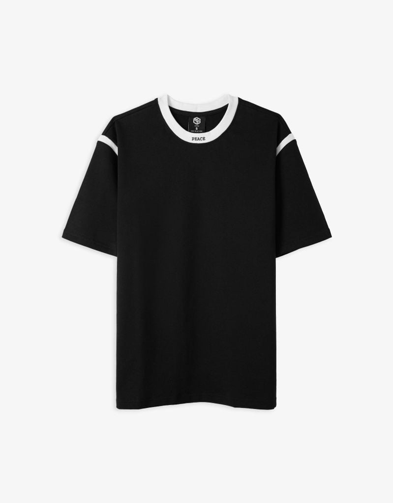 Áo thun cổ tròn in chữ PEACE Form Regular 12ATN075 