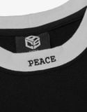  Áo thun cổ tròn in chữ PEACE Form Regular 12ATN075 