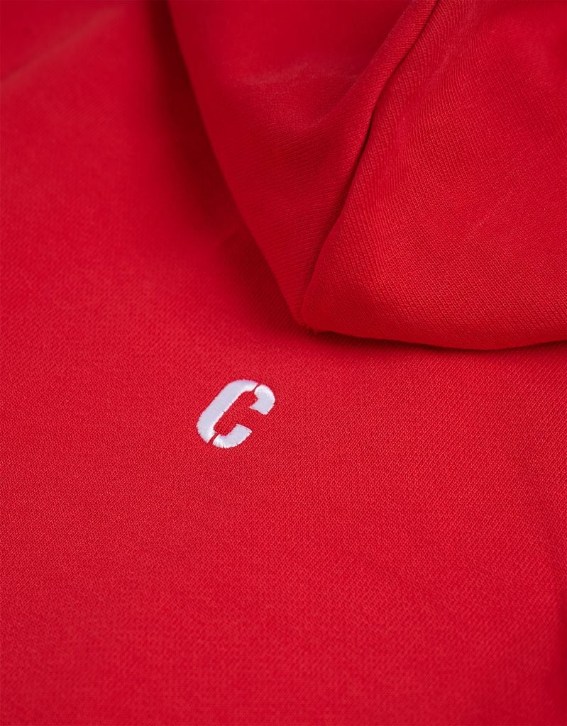  Áo thun hoodie thêu form Regular 13ATH005RED 