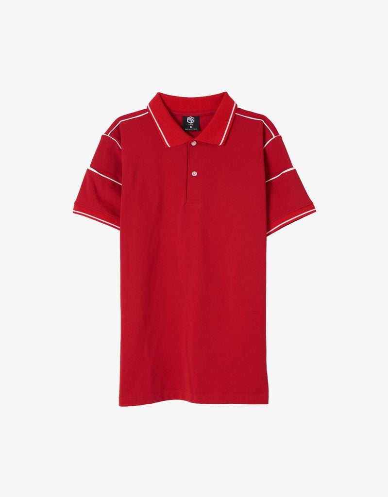  Áo polo cổ bo phối vai form Slimfit 14ATP109 