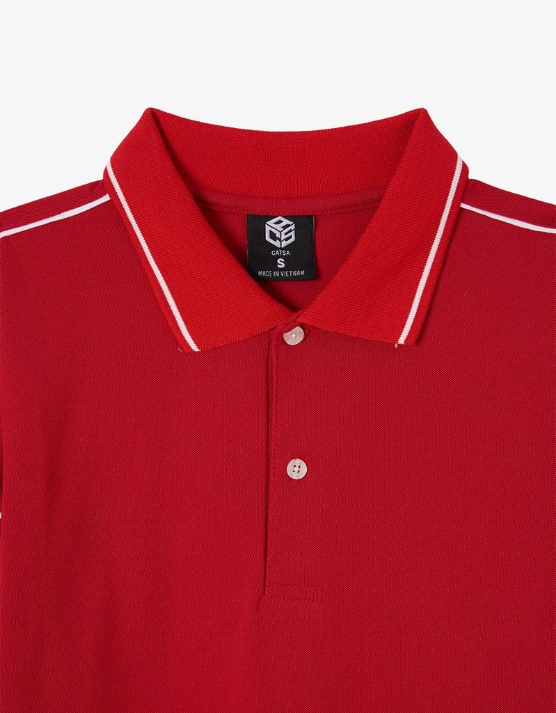  Áo polo cổ bo phối vai form Slimfit 14ATP109 