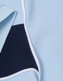 Áo polo cổ bo phối ngực 14ATP112 