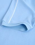  Áo thun Polo CVC cổ bo sọc form Slimfit 14ATP091 