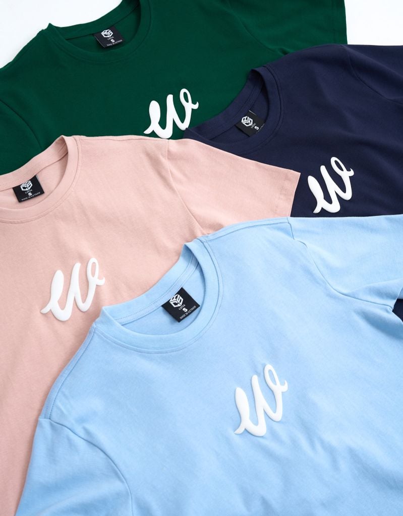  Áo thun cổ tròn in chữ Form Regular12ATN070 