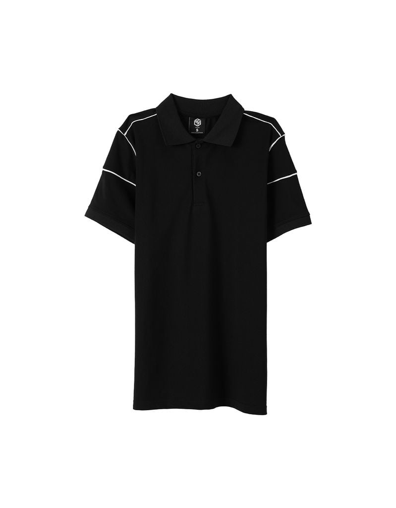  Áo thun polo cổ bo phối vai form Slimfit 14ATP106 