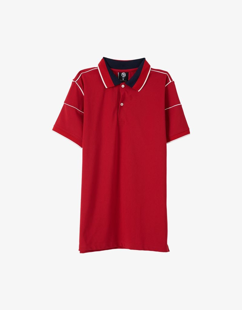  Áo thun polo cổ bo phối vai form Slimfit 14ATP106 