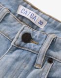  Quần lửng jeans 23QSM002 