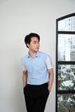  Áo Polo cổ sơ mi phối viền vai form slimfit 14ATP072 