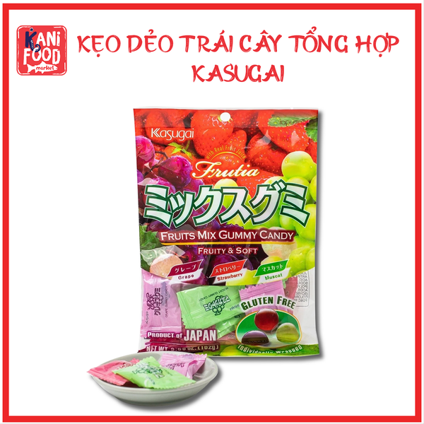 KẸO DẺO TRÁI CÂY TỔNG HỢP KASUGAI