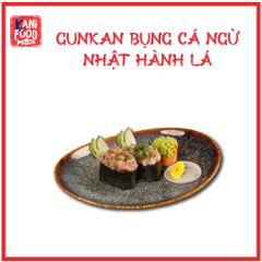 GUNKAN BỤNG CÁ NGỪ NHẬT HÀNH LÁ